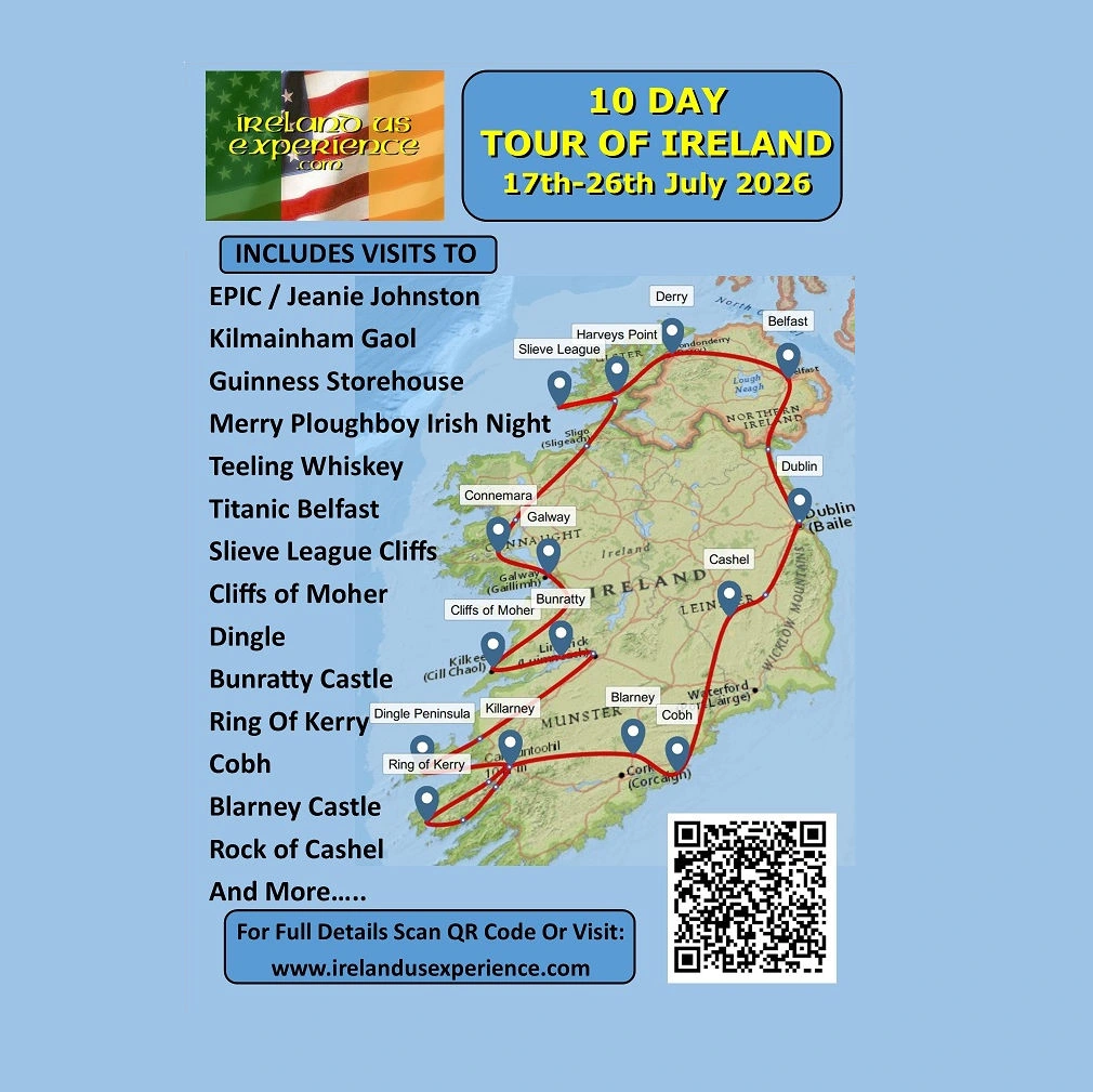 Small group at the Cliffs of Moher on a sunny day