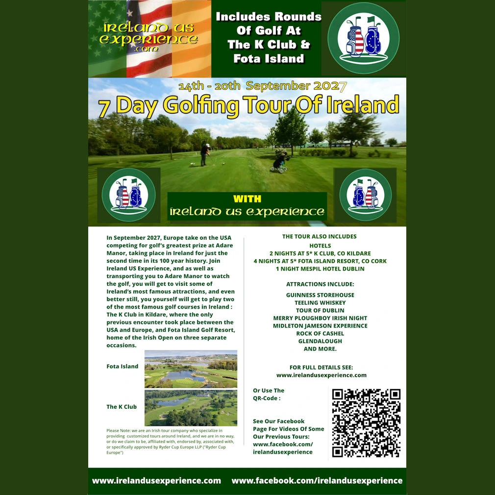 Guests exploring an Irish castle courtyard